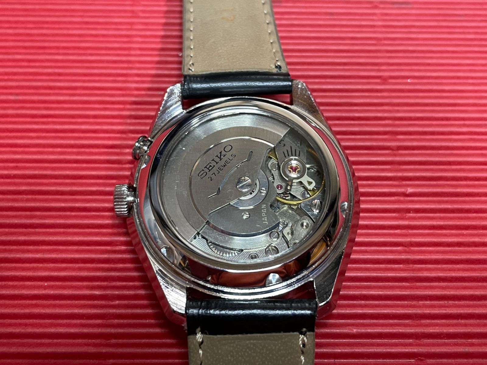 セイコー ベルマチック ビジネスベル シースルーバック 裏蓋 スケルトン BELL MATIC