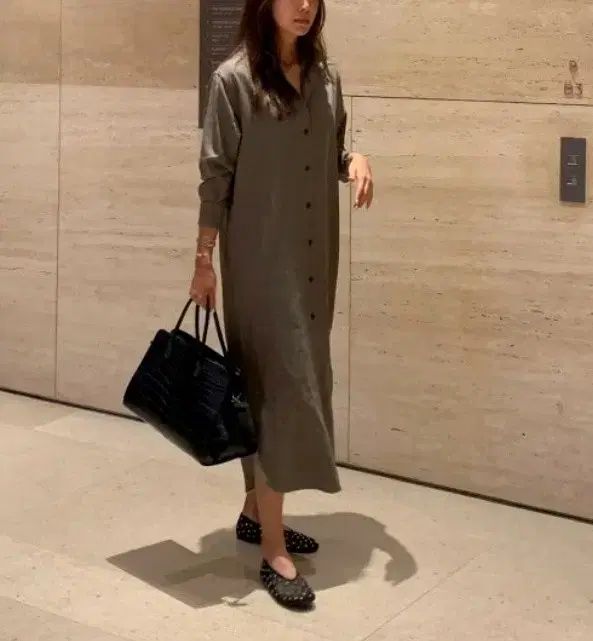 ソユム ウール シャツ ONE PIECE soyoom 茶色