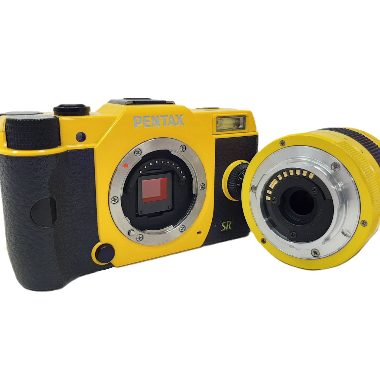 S数3250回】 ミラーレス一眼 PENTAX Q7 ズームレンズキット イエロー
