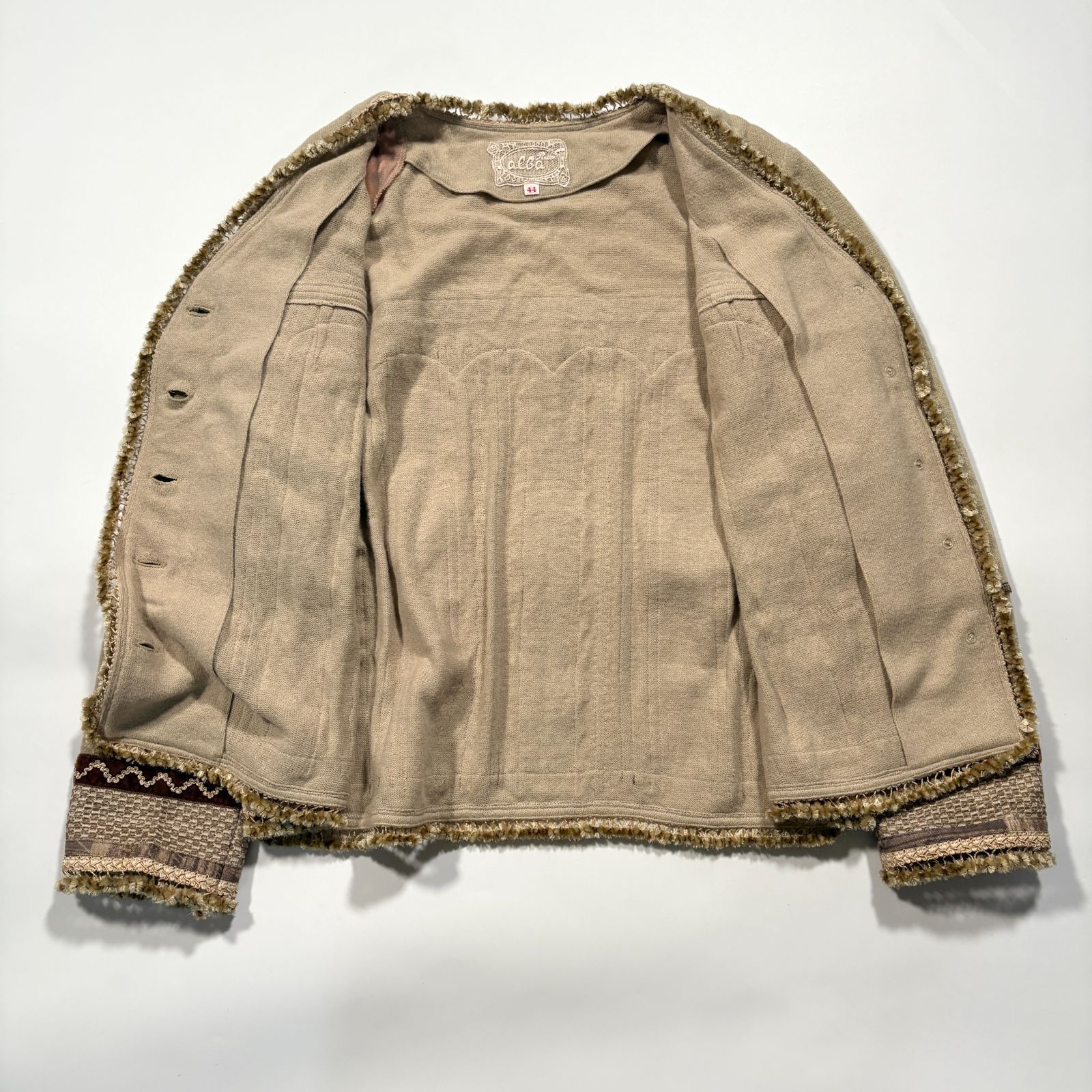 import Rossa インポートロッサ alba カーディガン ニット 刺繍 レース