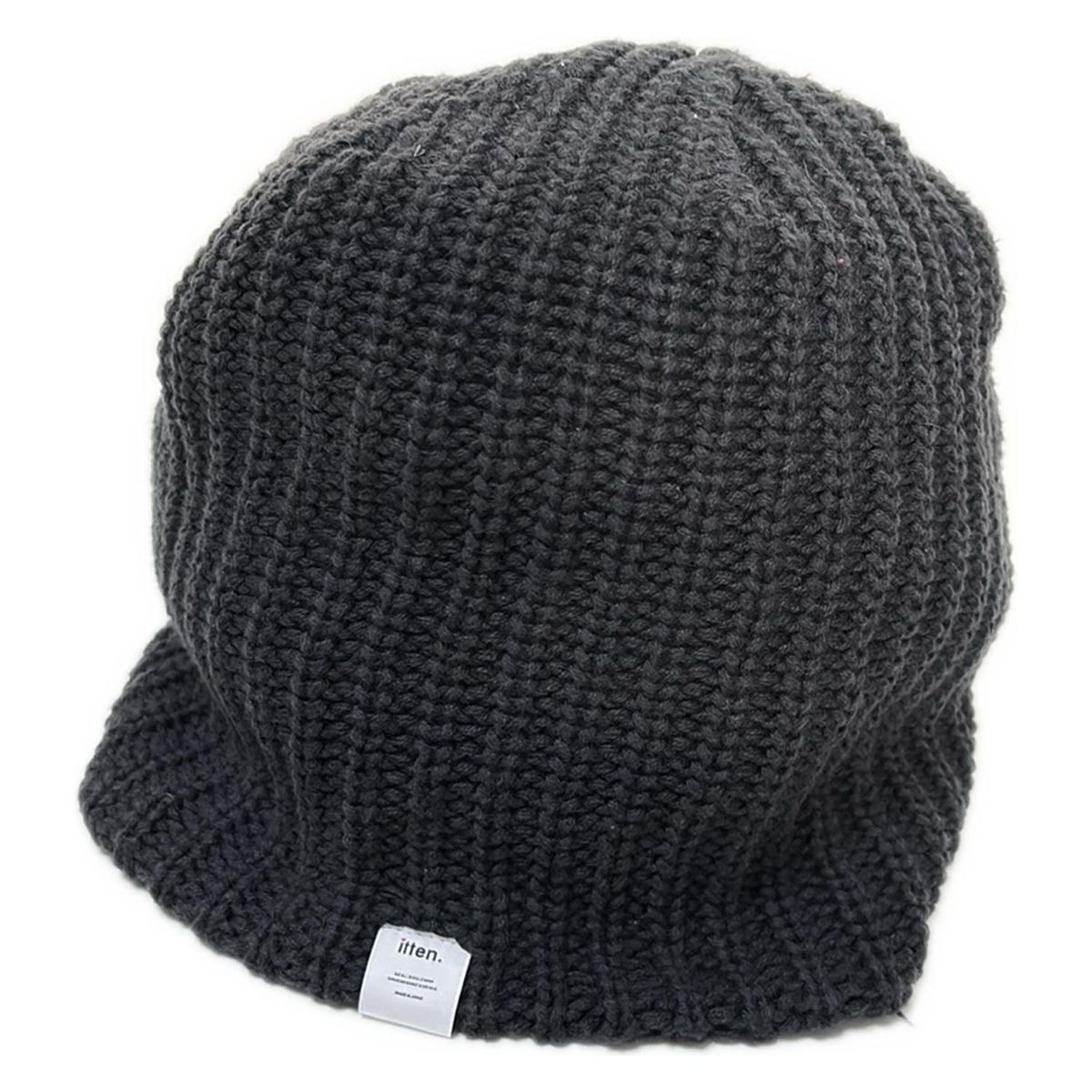 KIJIMATAKAYUKI キジマタカユキ ニット帽 - ダークグレー itten.コラボ コットン