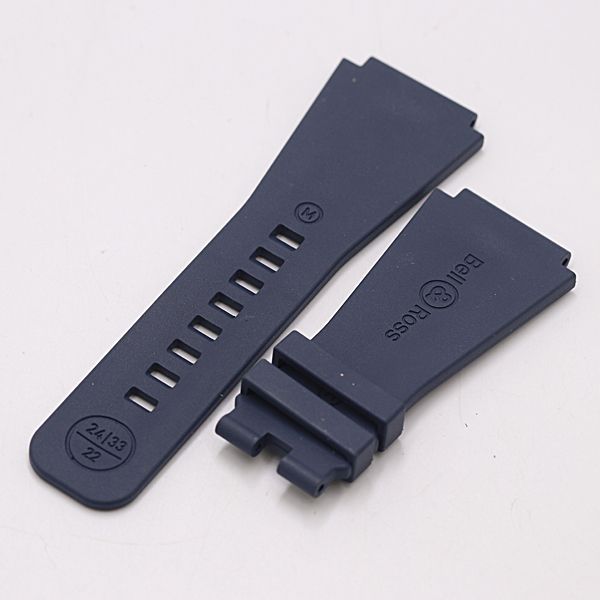 ベル-ロス 24 33 22 純正ベルト ラバー ネイビー 33MM用 メンズ腕時計 2000000 NSK MST
