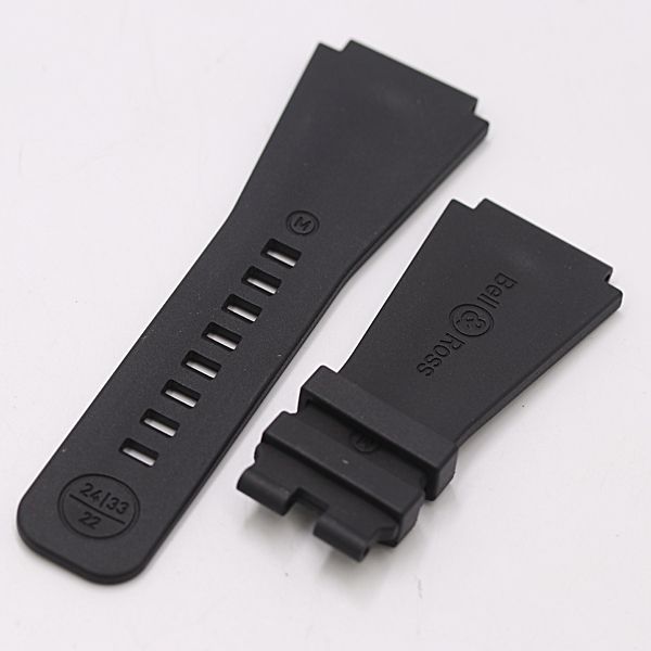 ベル ロス 24 33 22 ベルト ラバー ブラック MM用 メンズ腕時計 2000000 NSK MST ボトムス ラバーベルト 