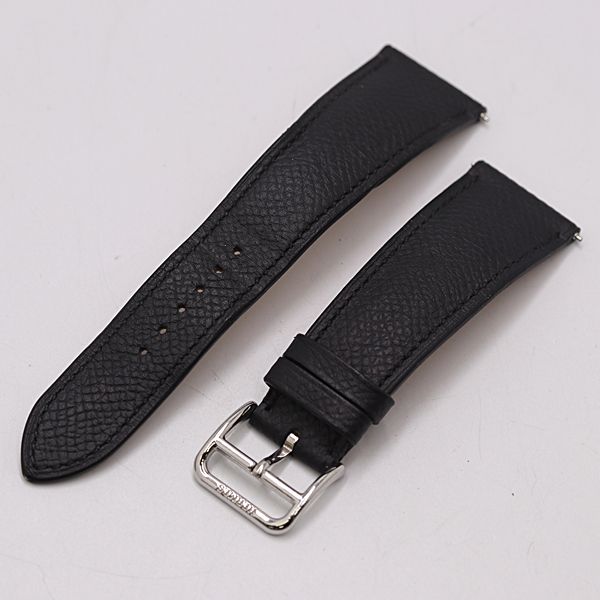 エルメス 純正ベルト レザー ブラック 23MM用 メンズ腕時計 2000000 NSK MST