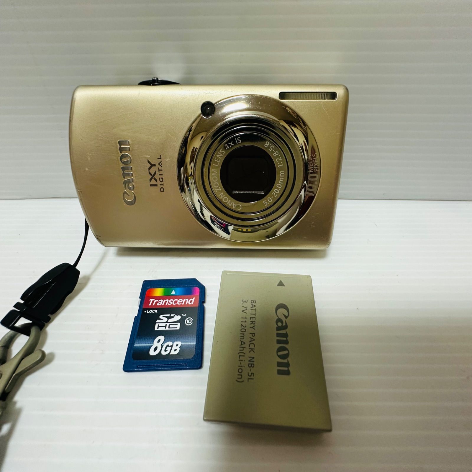 現状品 Canon キヤノン IXY DIGITAL 920 IS PC1308 ゴールド - メルカリ