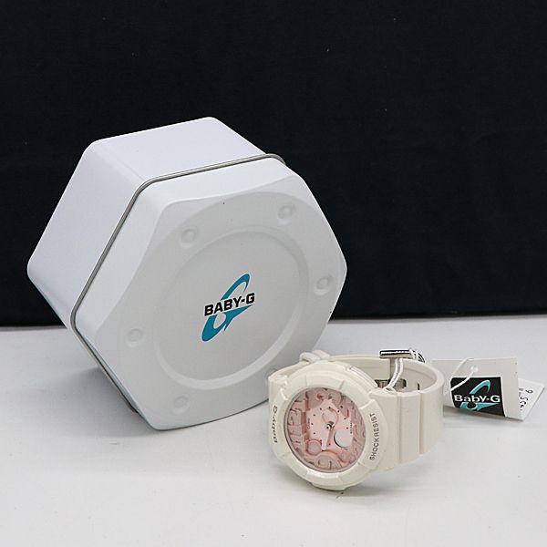 良品 カシオ Baby-G BGA-131 ホワイト ピンク レディース腕時計 楽天 