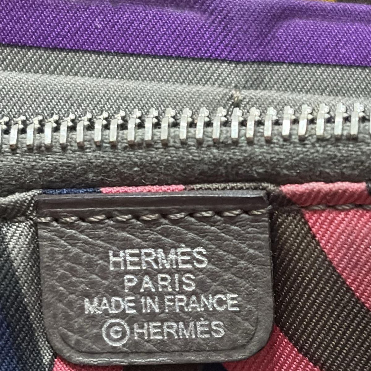  HERMES エルメス 長財布 アザップロングシルクイン エトゥープ その他 小物