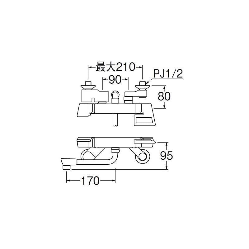 SANEI サンエイ サーモシャワー混合栓 ホース1 6 節水シャワー 安心の断熱ボディ SK 181 D 13 ホワイト