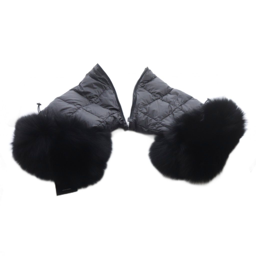 タイオンエクストラ TAION EXTRA ヨーロピアンフォックスファー 半袖パーツ ブラック YO2 SH