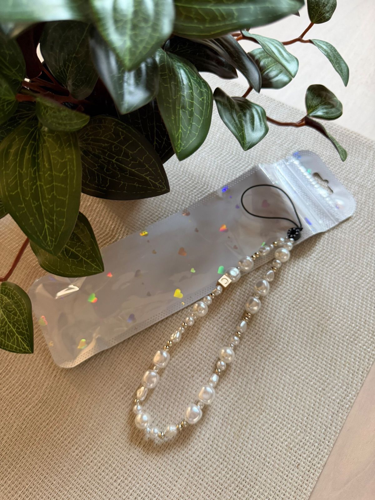 CASETiFYケスティファイ パールスマホストラップ チャーム クラシック