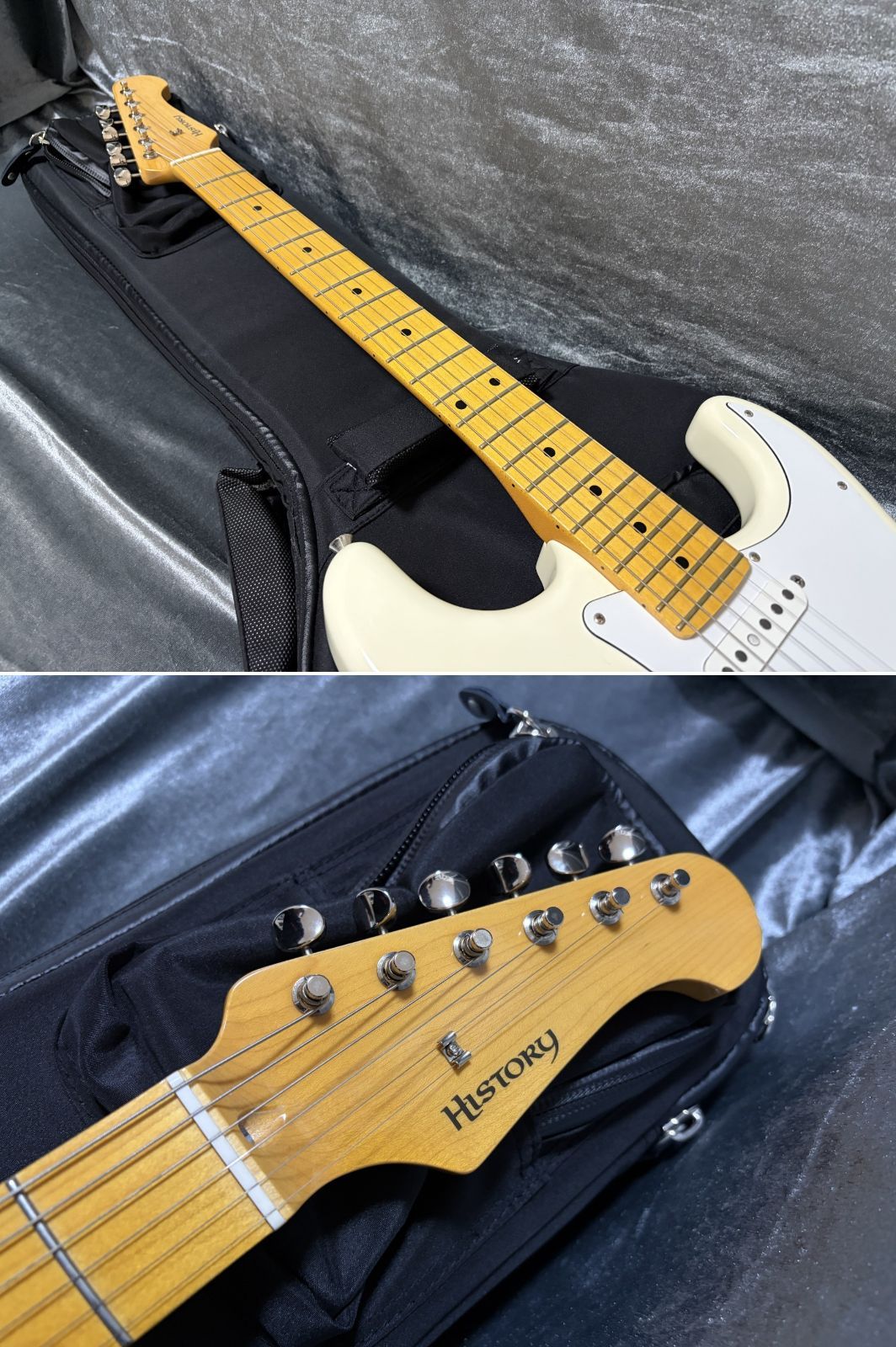 ギター HISTORY HST-S-M-3S MBL エレキギター】HISTORY HST-S-M-3S