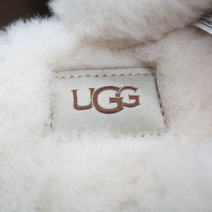  アグ スリッポン ディスケット スエード ムートン ボア サンダル 厚底 靴 レディース ブラウン UGG その他 靴