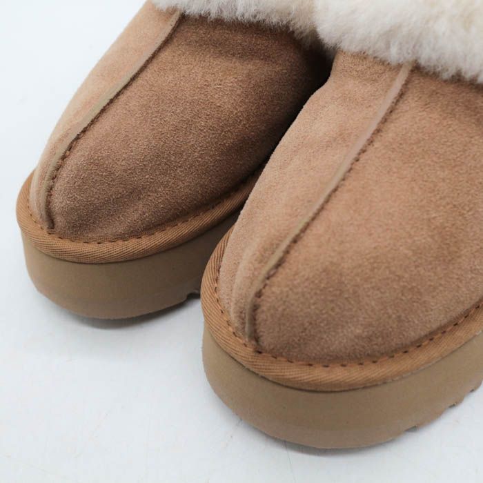 アグ スリッポン 未使用 ディスケット スエード ムートン ボア