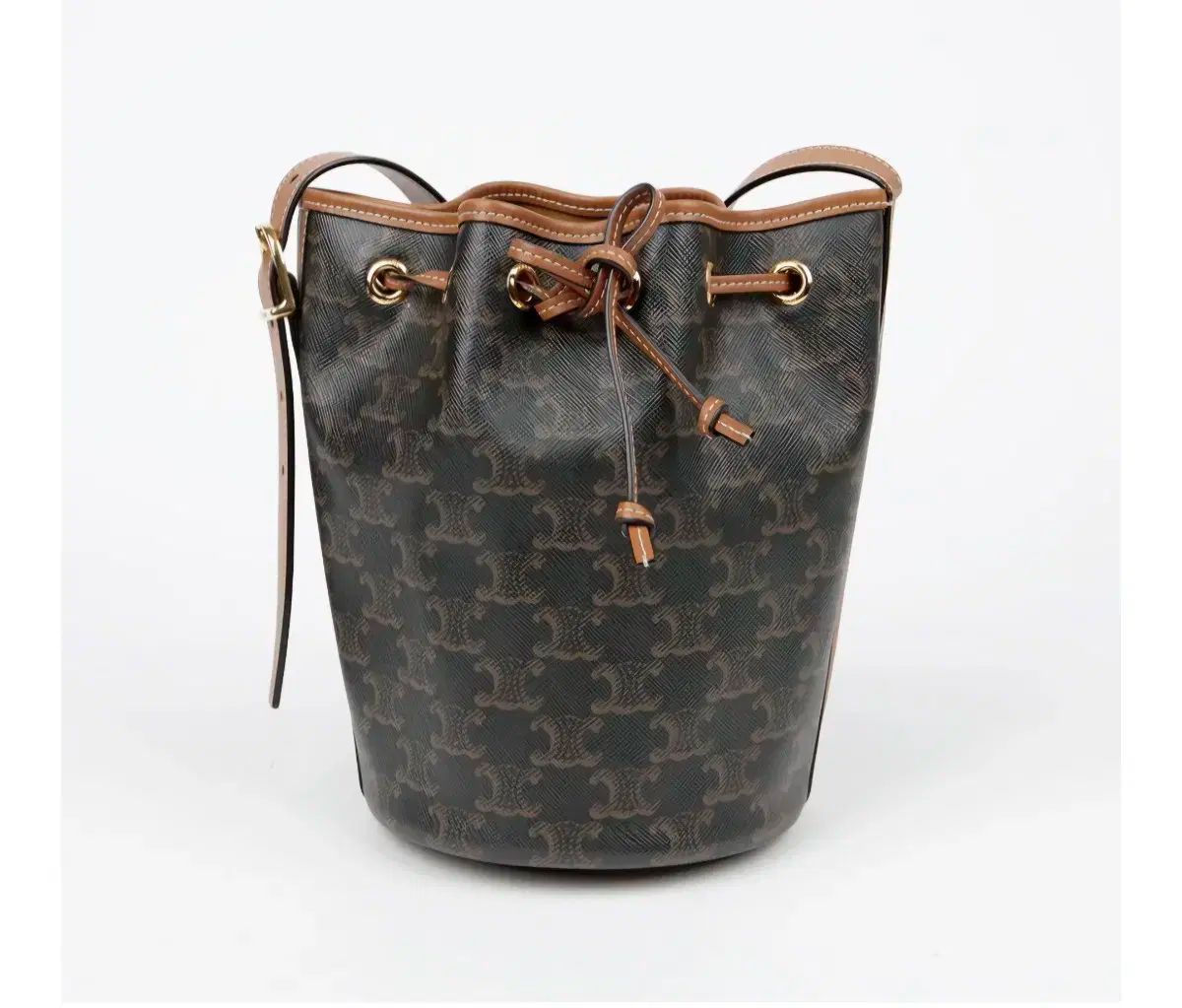 セリーヌ トリオンフ キャンバス バケットバッグ