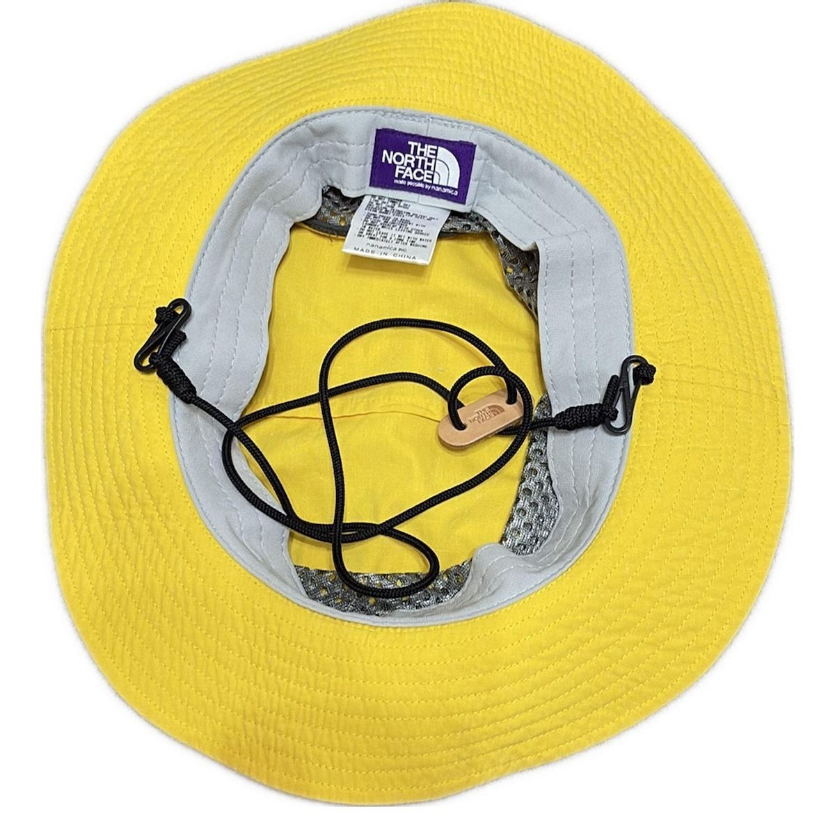  THE NORTH FACE ノースフェイス ハット F イエロー ダークグレー メッシュ パープルレーベル リネン その他 ハット