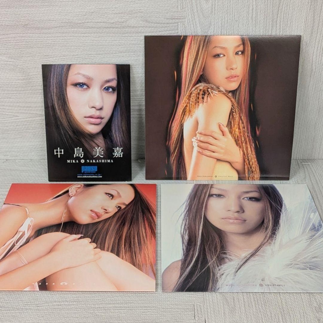 中島美嘉 Crescent Moon 愛してる レコード 12インチ 新星堂 pause ポスター mika nakashima