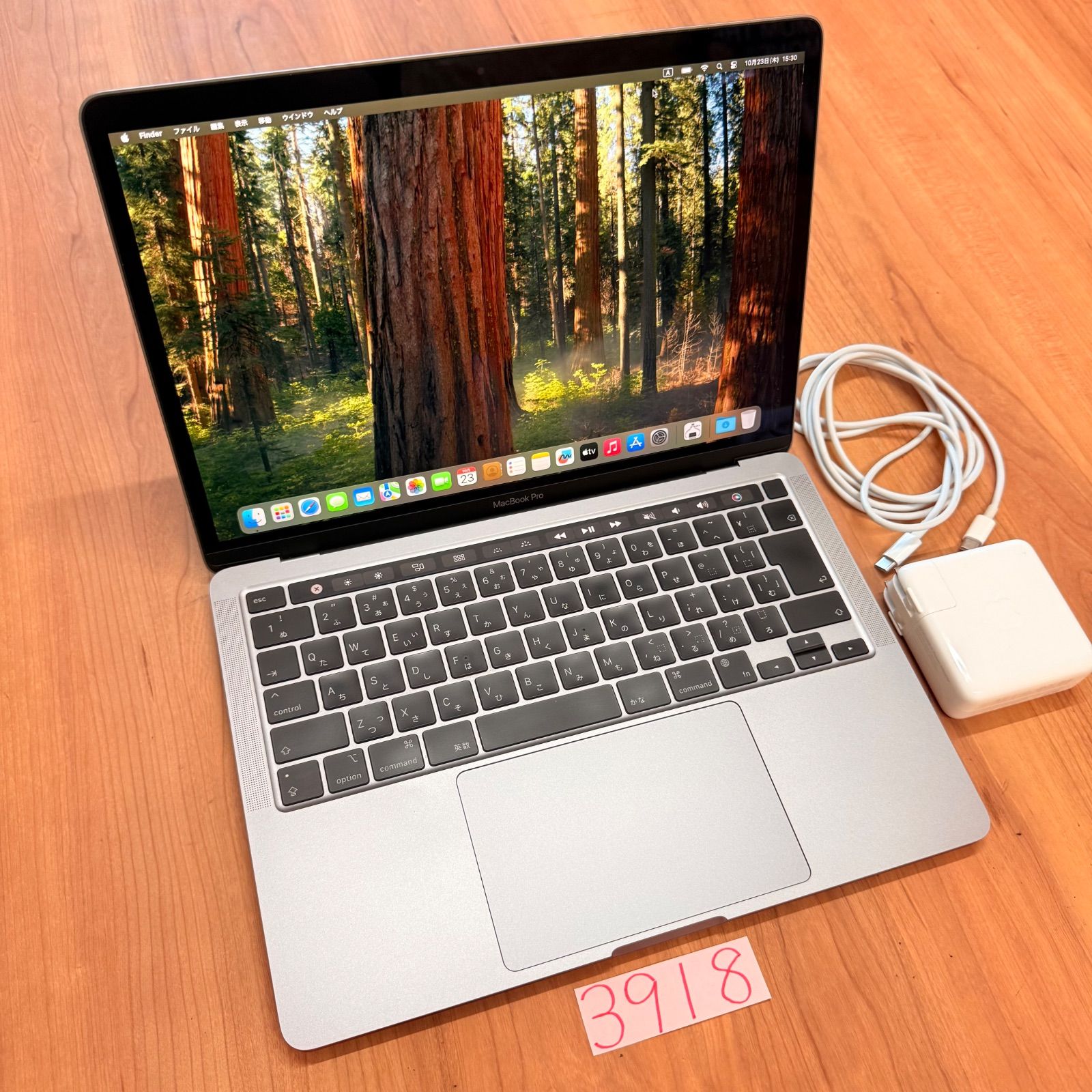 動作 済み MacBook pro 13インチ 2025 アップル Apple M2 24GB 512GB 動画編集 カメラ内蔵 ノートPC ノートパソコン SSD搭載 macOS み 3918