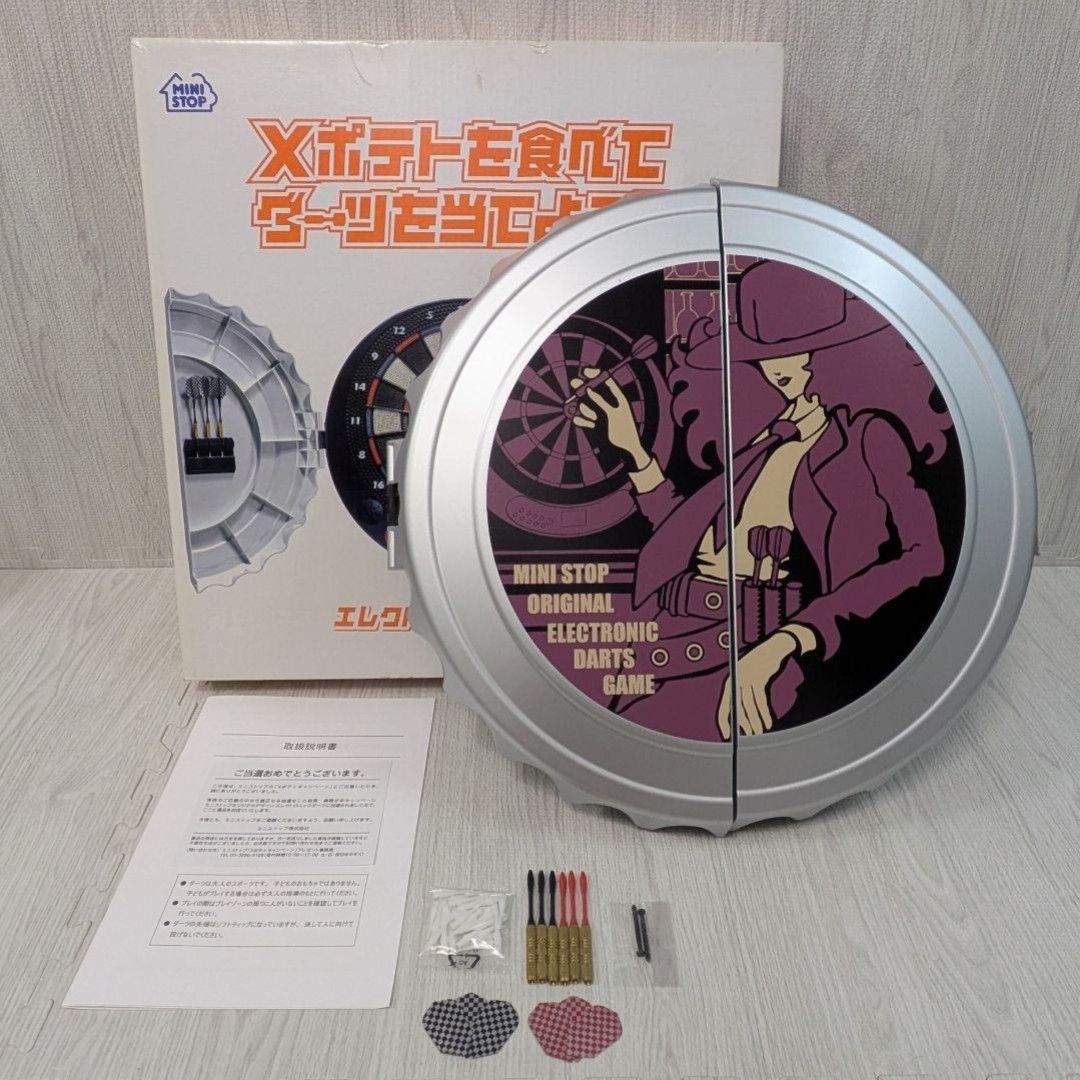 超 ミニストップ エレクトロニックダーツ Xポテト ダーツボード 取扱説明書 フライト チップ バレル 懸賞品