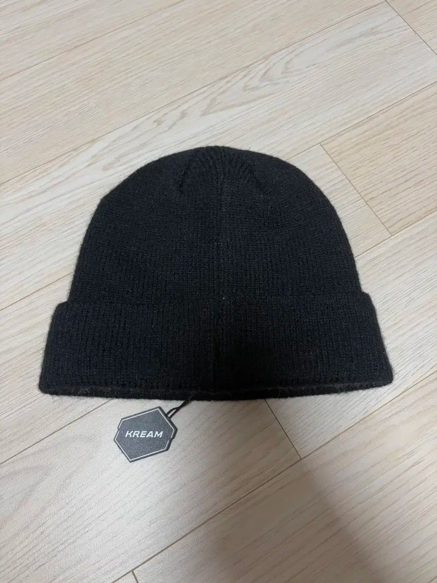 STU BIG リング カフ ビーニー ブラック