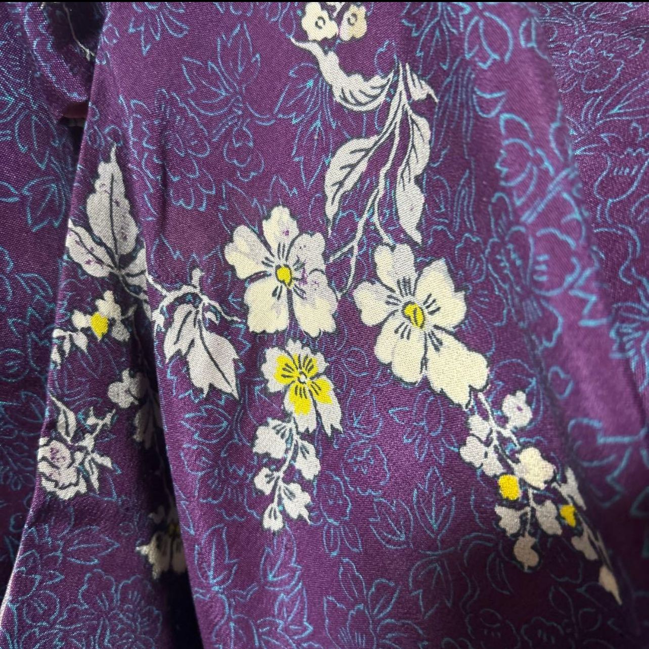  羽織 近い 袷 正絹 薄手 長羽織 紫 身丈93 cm Haori Only Nearly Un Excellent Silk Lined Long Lightweight Purple Length 93 羽織 着物 浴衣