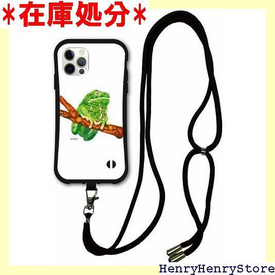 スマホショルダー付 iPhone16 ケーススマホケース i-coronケース 耐衝撃タイプ アニマル柄 O デザイン アイフォン16 ケース スマホカバー ネコメガエル 2291