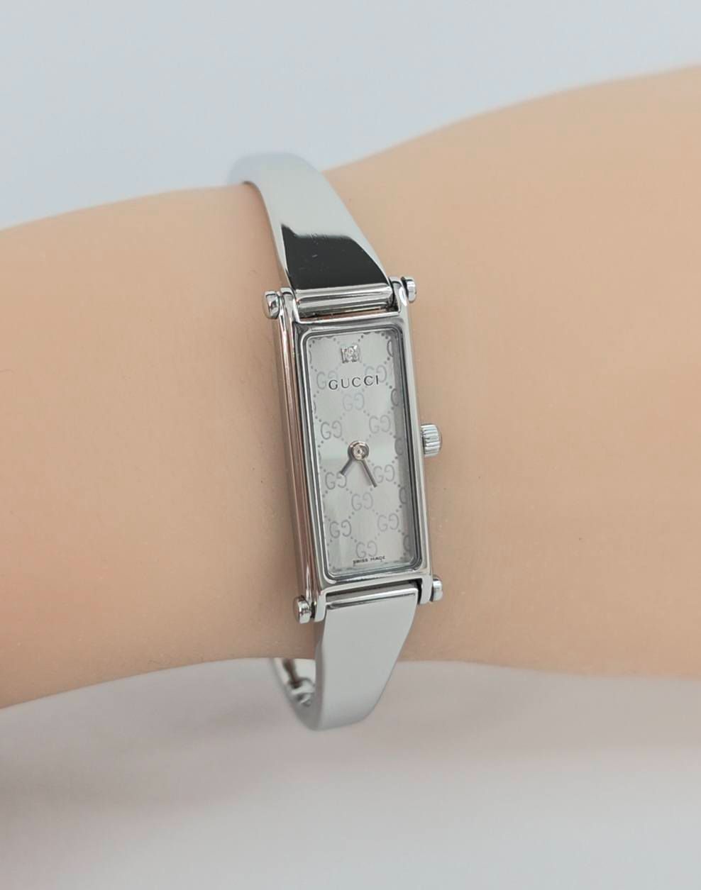 Authentic Gucci Ladies Watch – Silver Dial