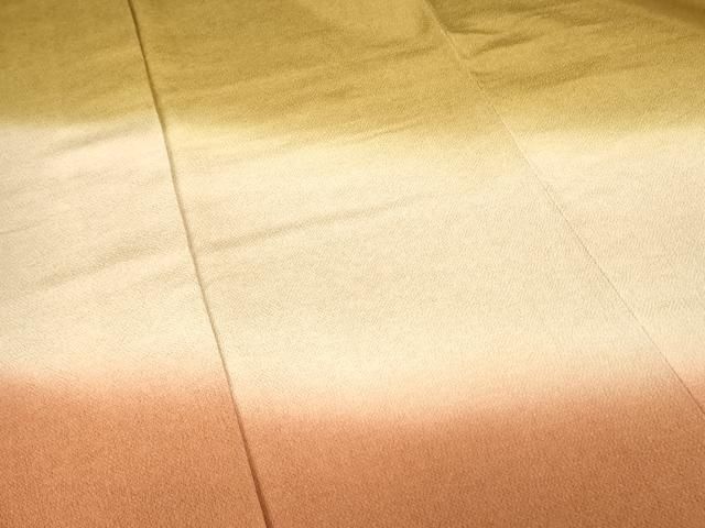 平和屋着物●訪問着　雲重ね文　暈し染め　鬼しぼ縮緬　正絹　逸品　AABE2029ck 平和屋着物□訪問着 霞文 暈し染め 鬼しぼ縮緬 正絹 逸品 DAAY2295op