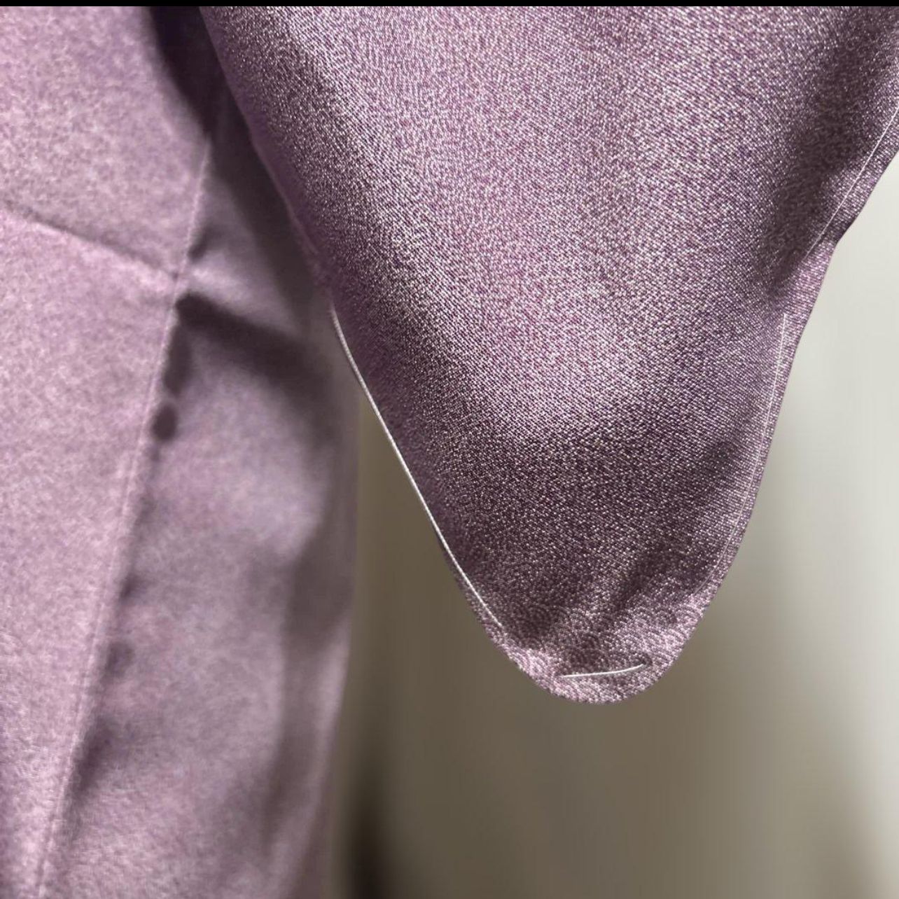  袷 正絹 江戸小紋 寄せ小紋 道行 身丈90 裄丈68 Silk Edo Komon Yose Michiyuki Coat Un Excellent Kimono Jacket Lined Pure Sil 羽織 着物 浴衣