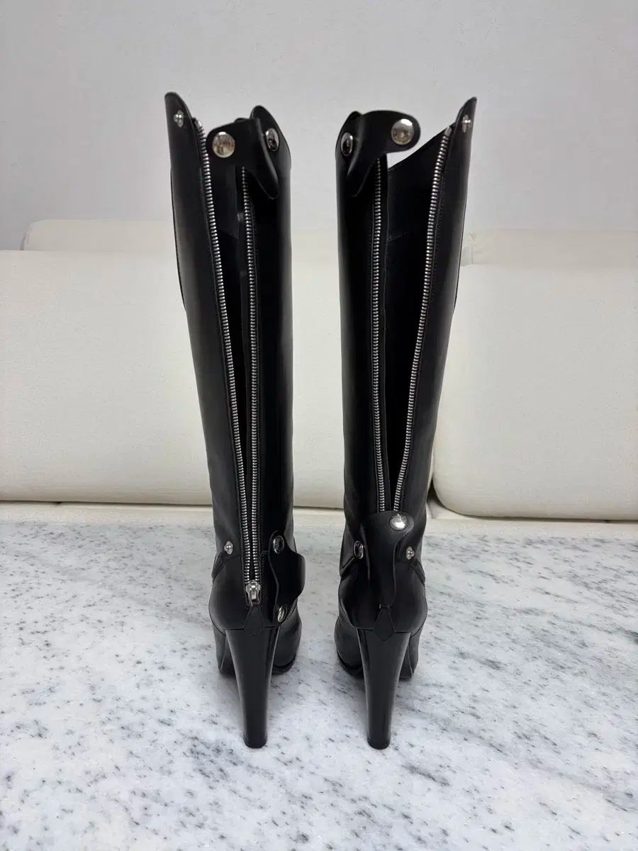 Hermes エルメス ブーツ ブラック 37 235