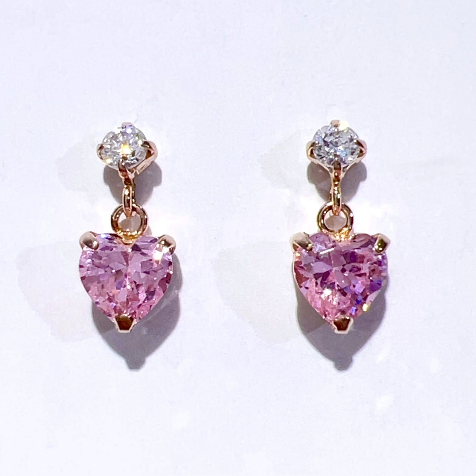 Canal 4℃ カナルヨンドシー K10PG ピンクトルマリン ピアス 0.7g レディース キャッチ スタッド ピアス aua06364071103