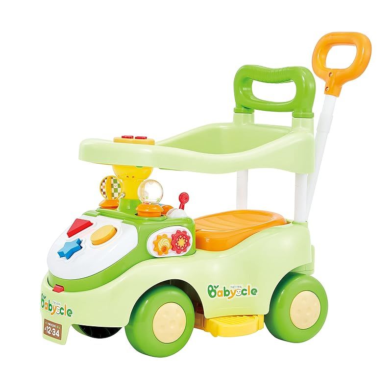 Baby cle 3 stepよくばりビジーカー グリーン