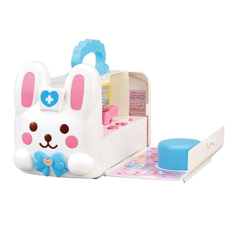 co jp パイロット メルちゃん おせわパーツ ピピピでしんだん! おしゃべりいっぱい うさぎさんきゅうきゅうしゃ ピンクのまつばづえセット 3歳以上