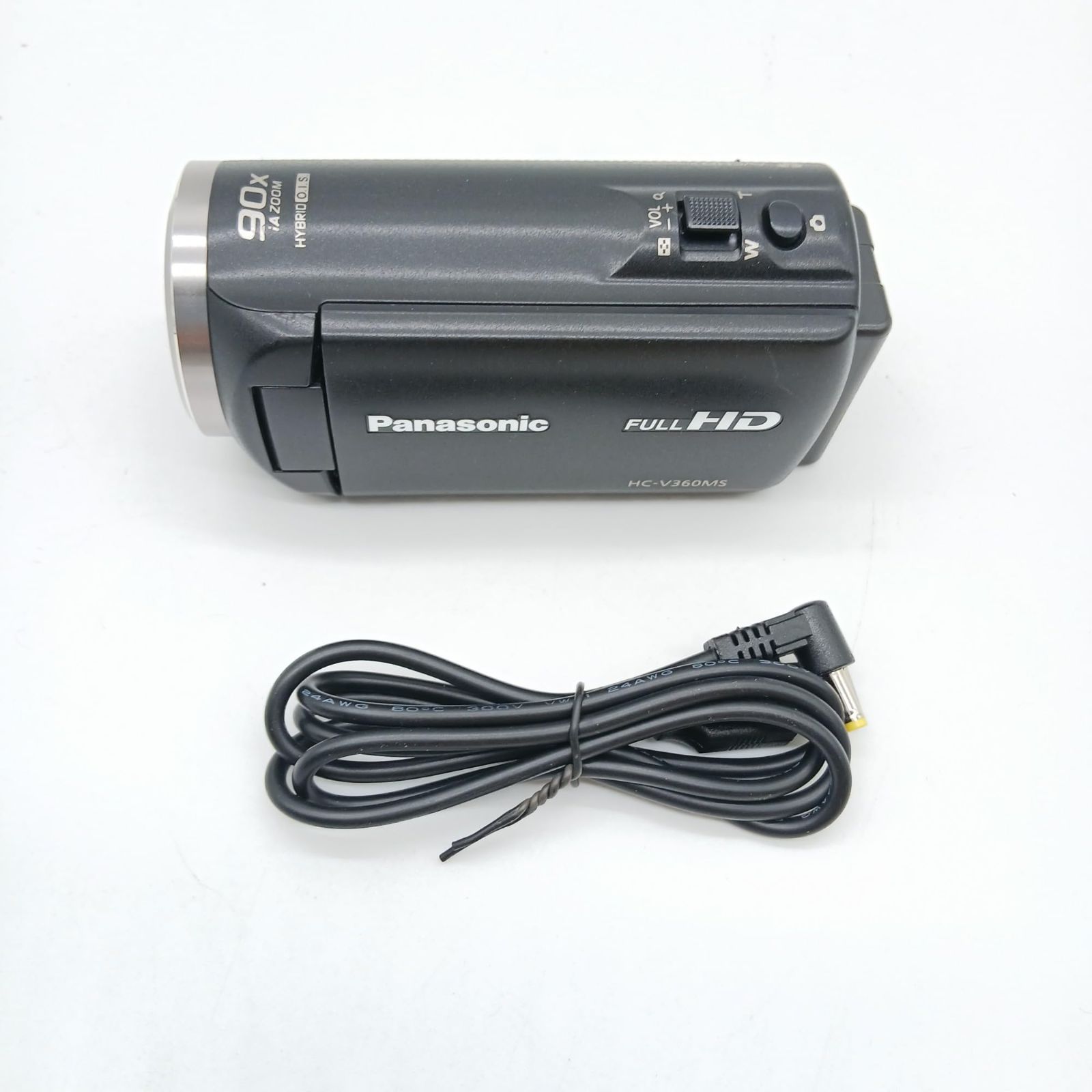 No.4276 パナソニック HDビデオカメラ V360MS 16GB 高倍率90倍ズーム ブラック HC-V360MS-K