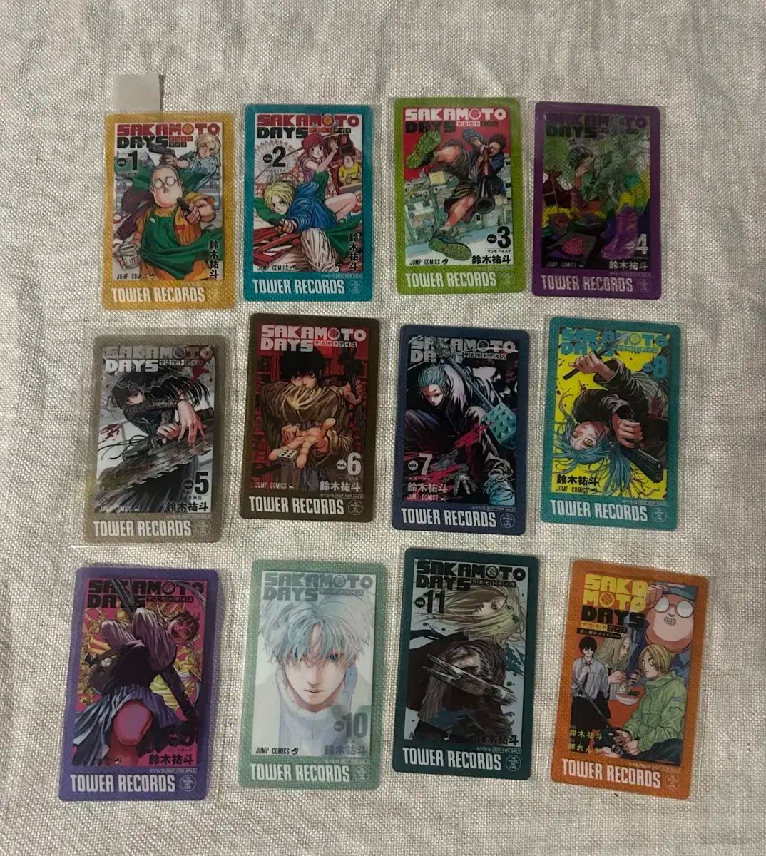 坂本デイズ サカデイ タワーレコード 本表紙 特典 クリア カード