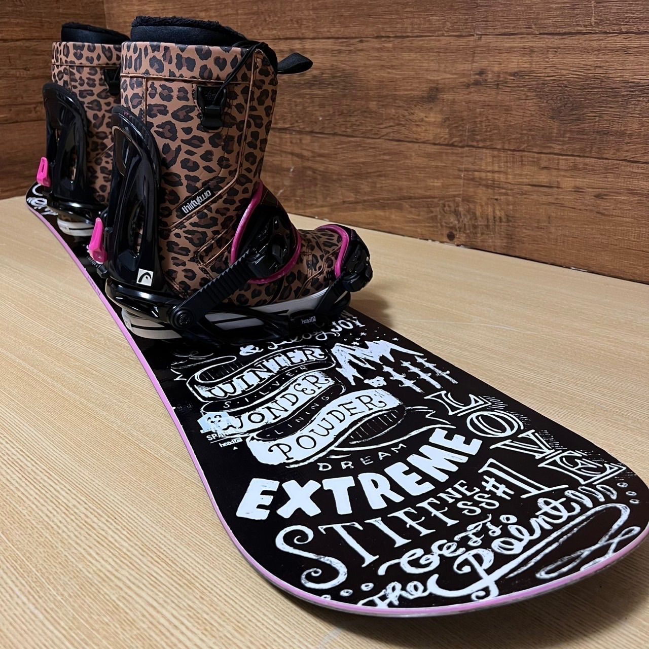 HEADヘッド レディース スノーボード 3点セット ダブルキャンバー 142 cm バインディング ブーツ 24