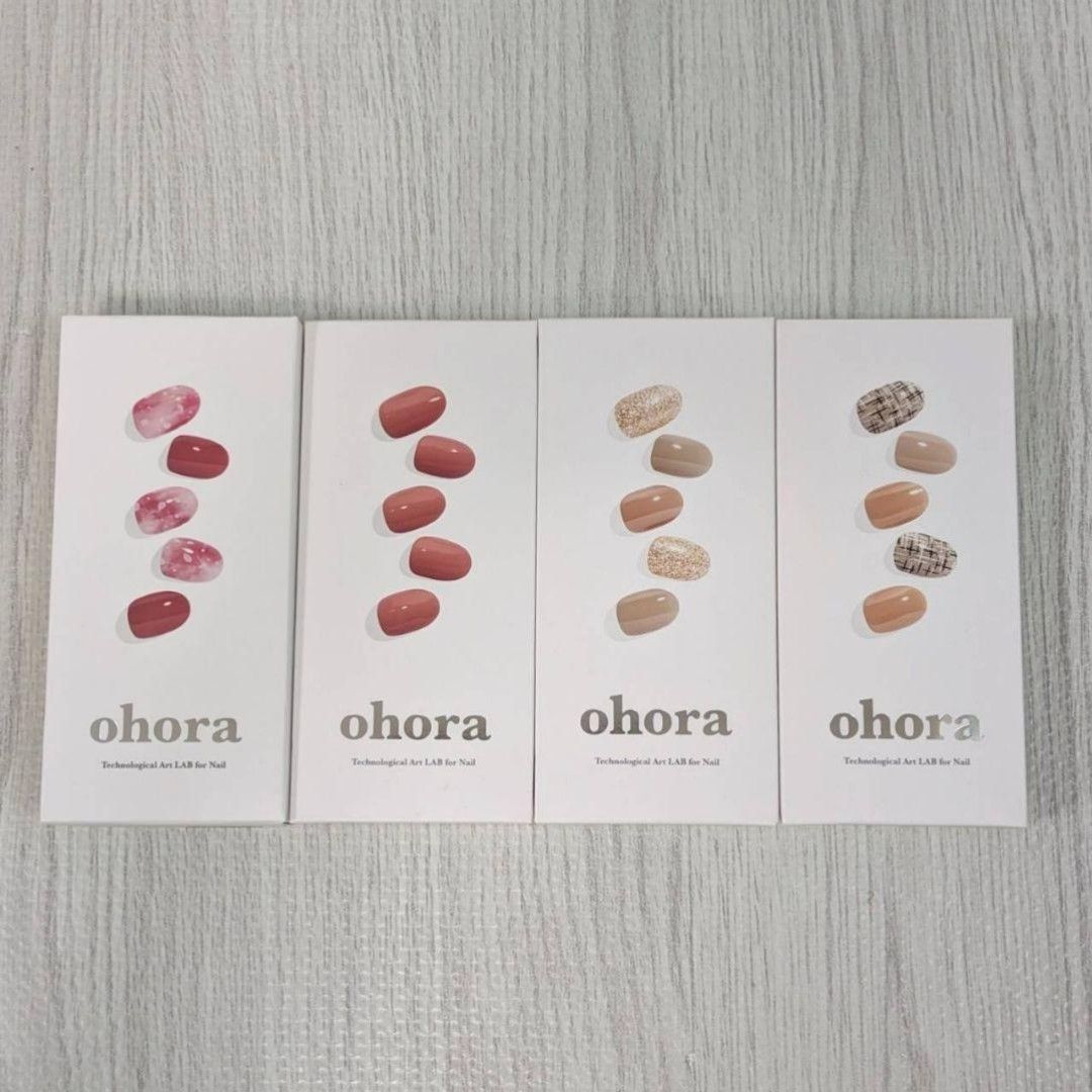 ohora オホーラ ジェルネイル シール フットネイル 7種 UVランプ マニキュア ペディキュア 秋色