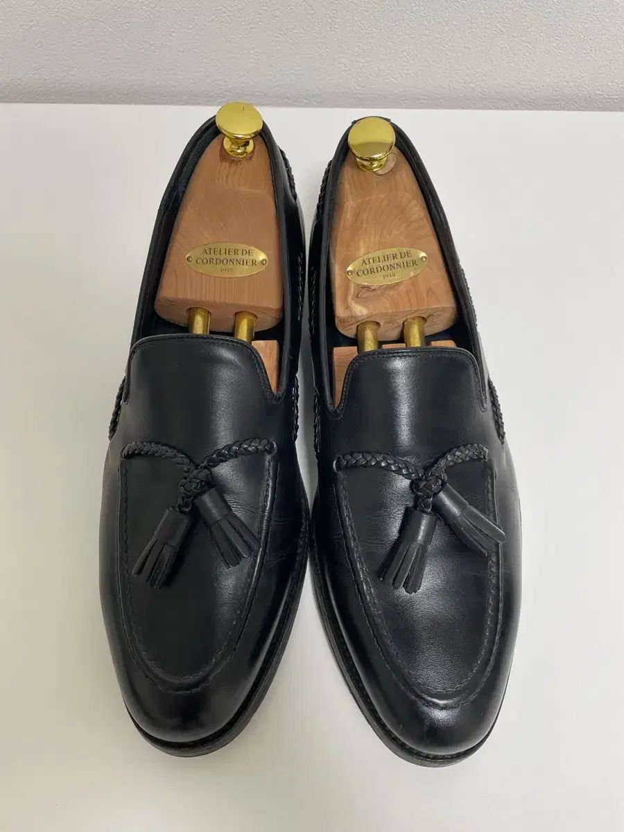 ローク 템플 タッセルローファー ブラック 9size