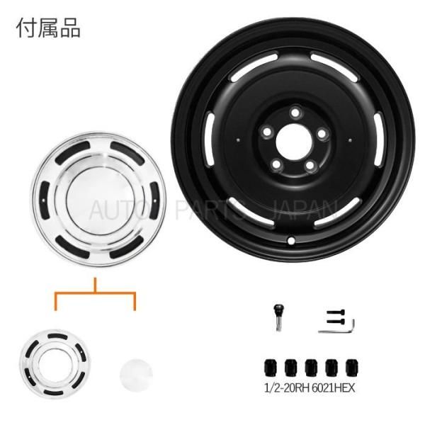  16インチ アルミホイール 4本 セット XJ チェロキー マットブラック 7 0 J 5 H PCD 114 3 ヴィンテージ センターキャップ付 5穴 黒 16インチ タイヤ ホイールセット