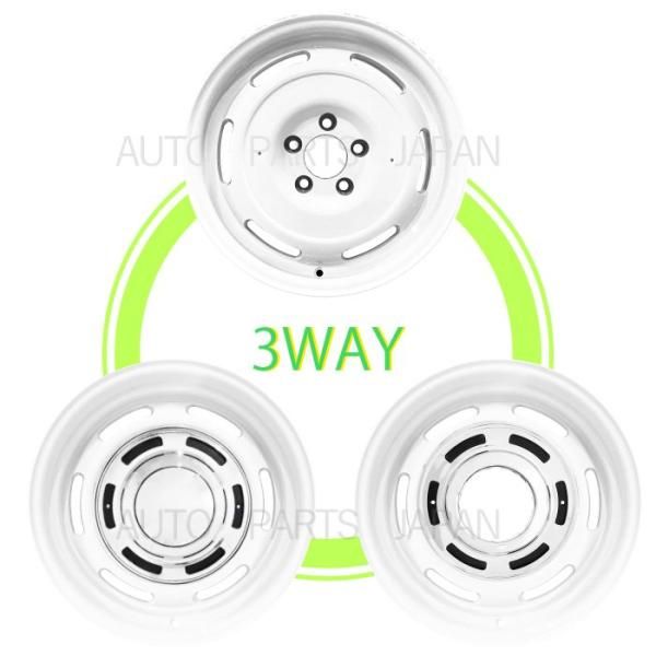  ジムニー JB 23 W 64 16インチ アルミホイール ホワイト ナット付 5本 セット 5 J H 139 7 20 ヴィンテージ センターキャップ 5穴 白 16インチ タイヤ ホイールセット