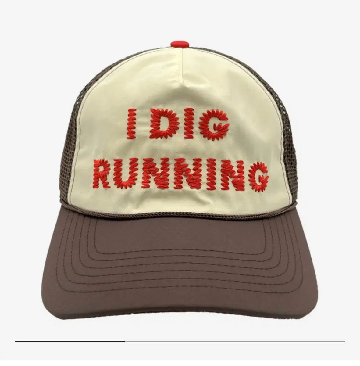 アレックス ジョノ アイ ディグ ランニング ドラッカー ハット ブラウン