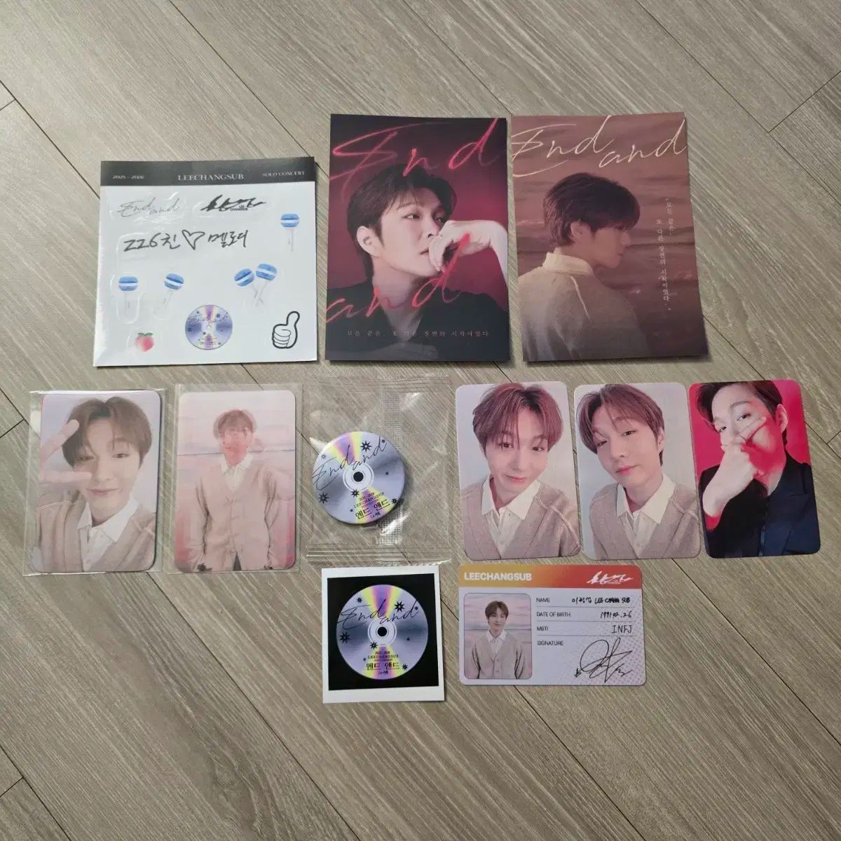 イ チャンソプ End And コンサート 2日目 ファンクラブ ブース 入場 トレカ 2枚