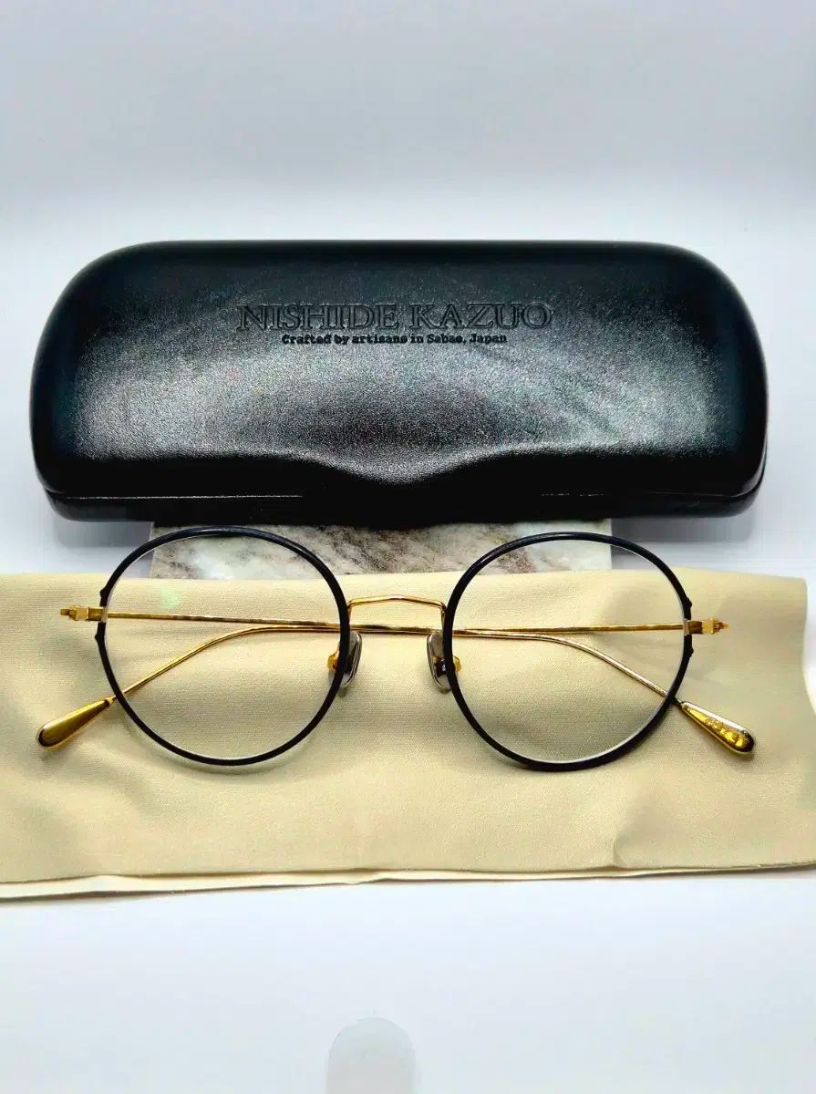 ニシデカズオ メガネ アヤメ テンアイ半7285 セレクタ JTO 金子眼鏡