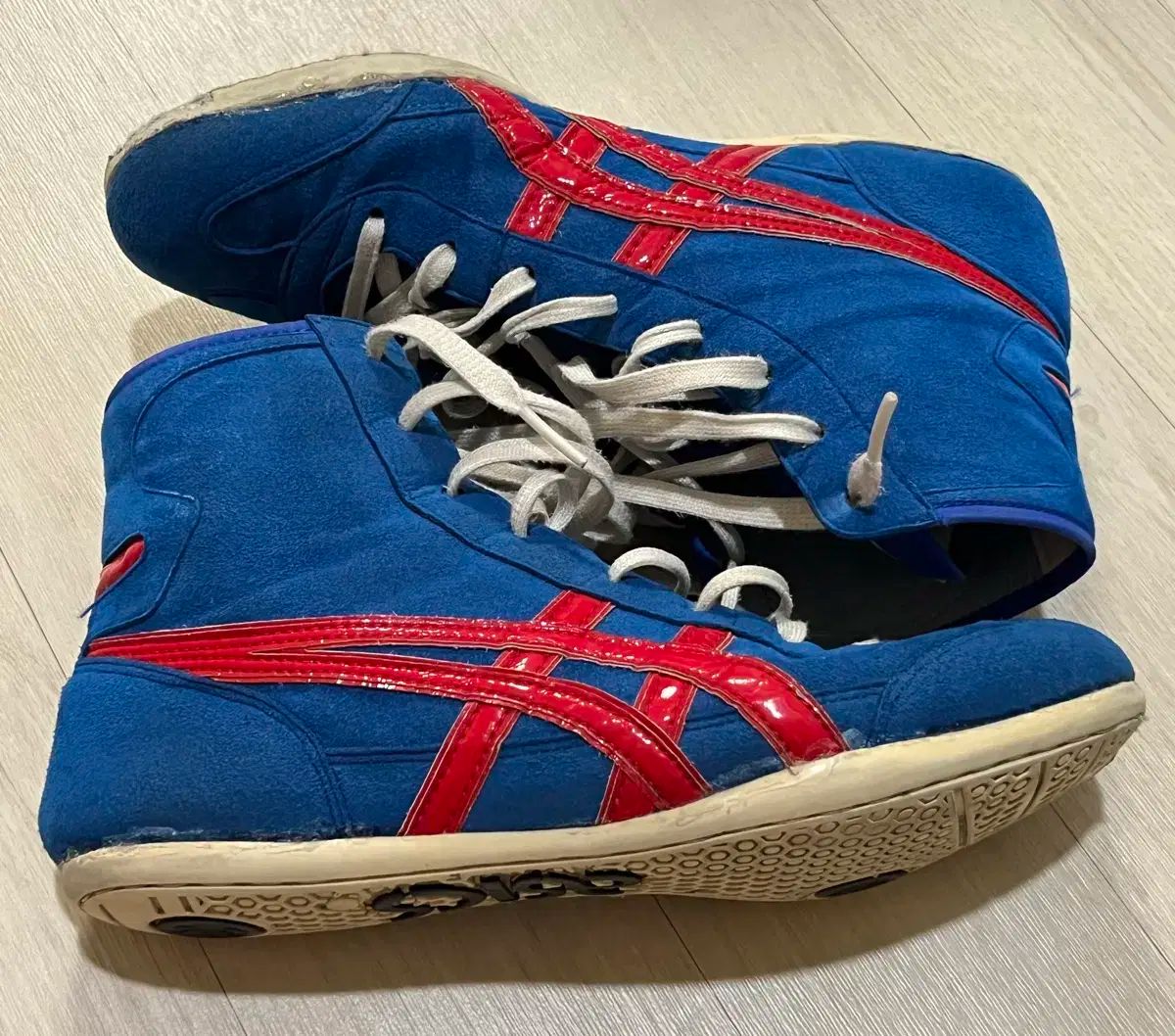 アシックス ハンドメイド レスリングシューズ ボクシング シューズ 255