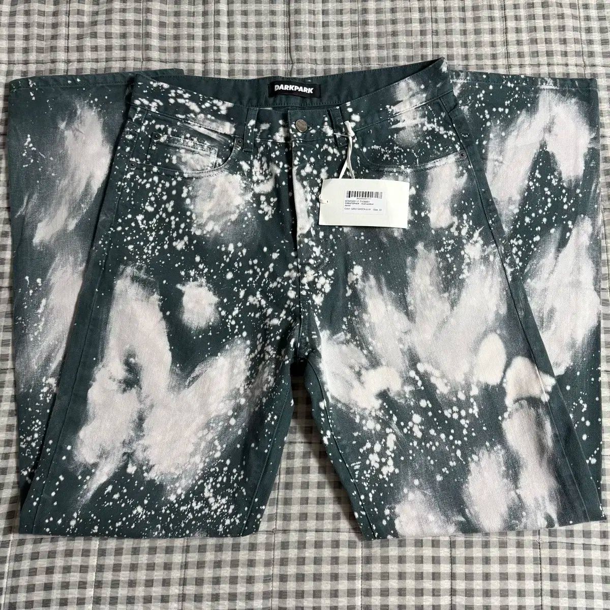 (32) DARKPARK ペイント スプラッター クリストファー デニム ジーン