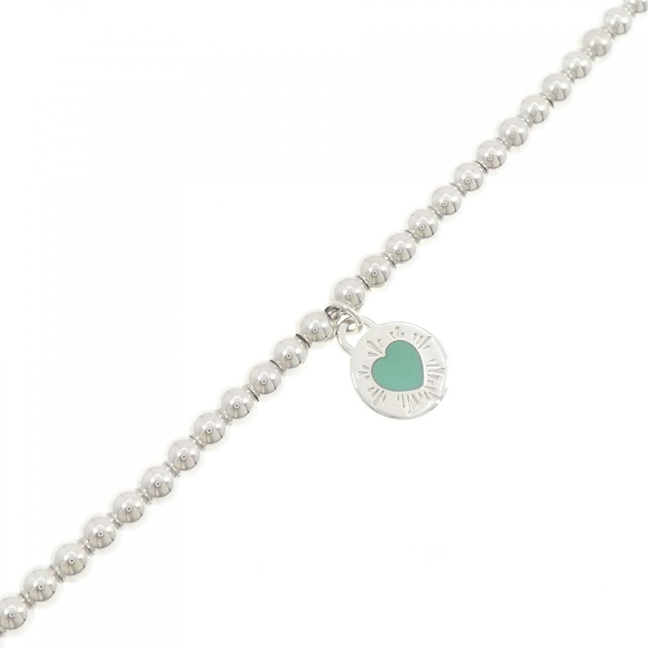 ティファニー ラウンド ハート チャーム ブレスレット