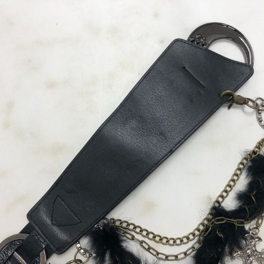  02 w 20596 D.i.A. ムーンバックルベルト 平成ギャル ブラック レディース ベルト 品 ベルト 小物
