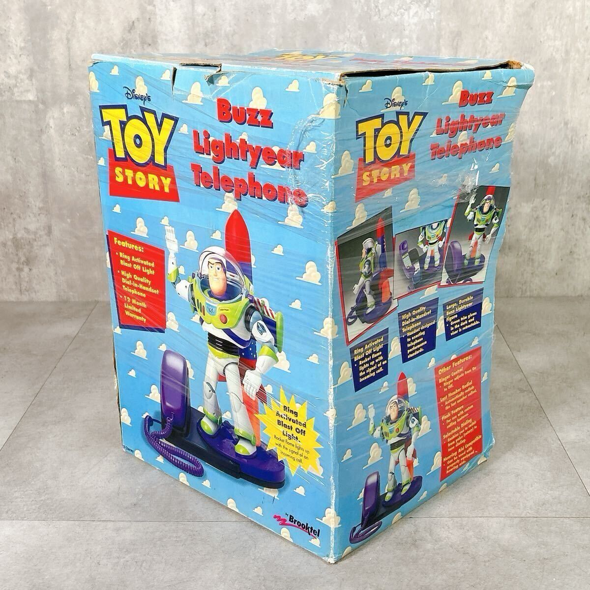  V 185 激 トイストーリー バズライトイヤー 電話機 ディズニー BUZZ LIGHTYEAR 電話機 生活家電