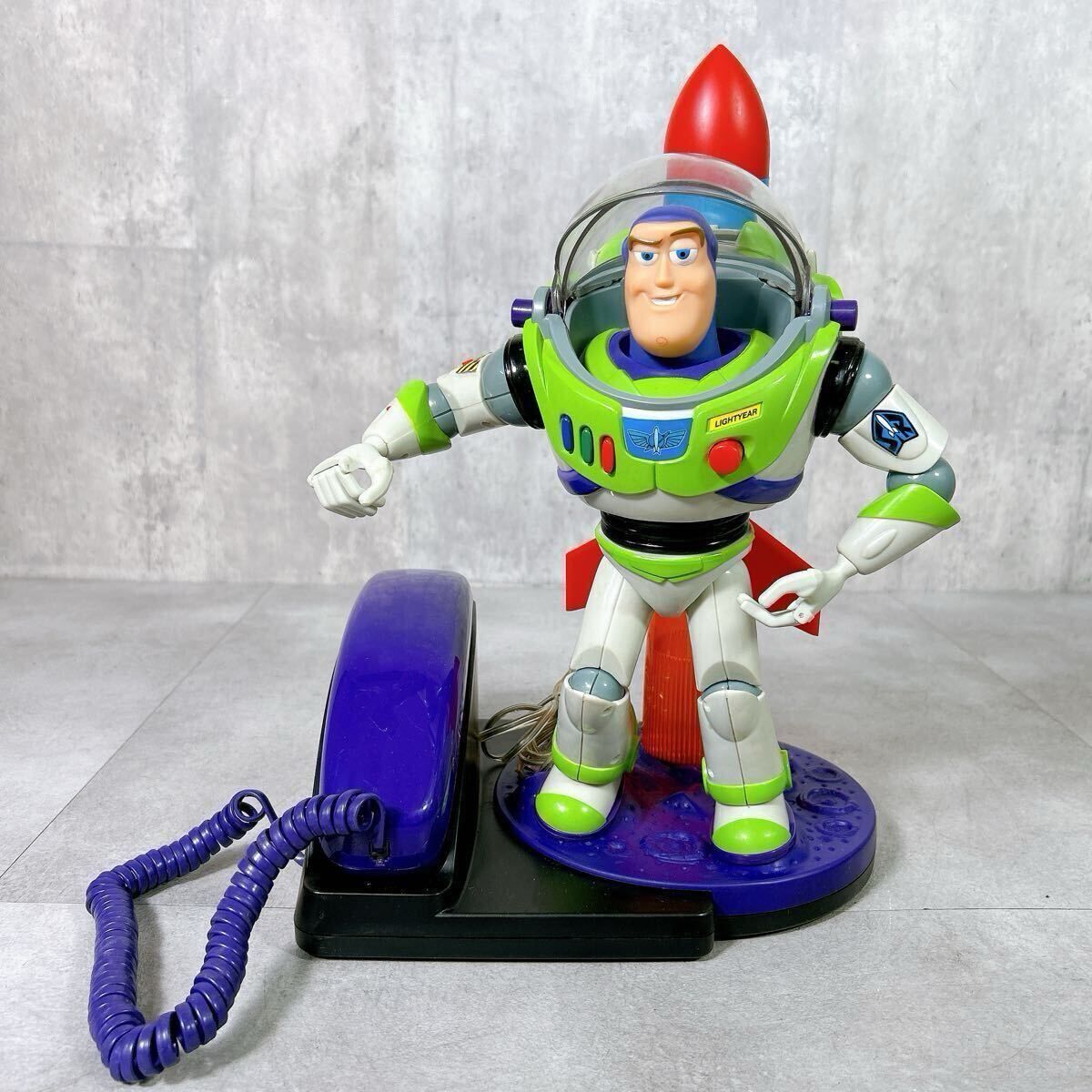 V 185 激 トイストーリー バズライトイヤー 電話機 ディズニー BUZZ LIGHTYEAR