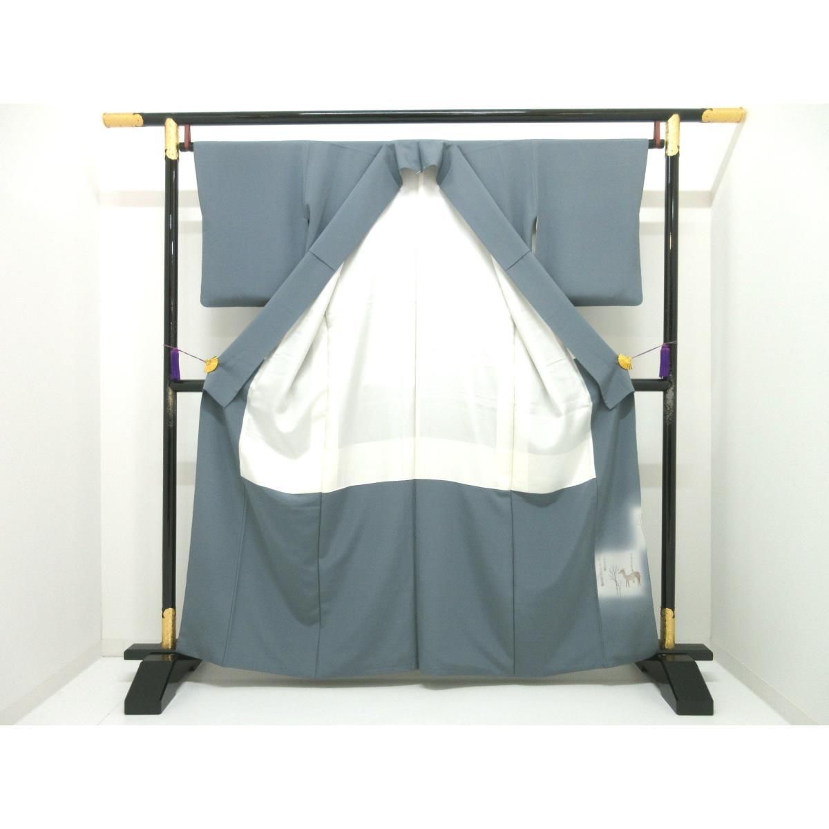 色留袖 訪問着兼用 友禅加工 身幅Ｌ寸