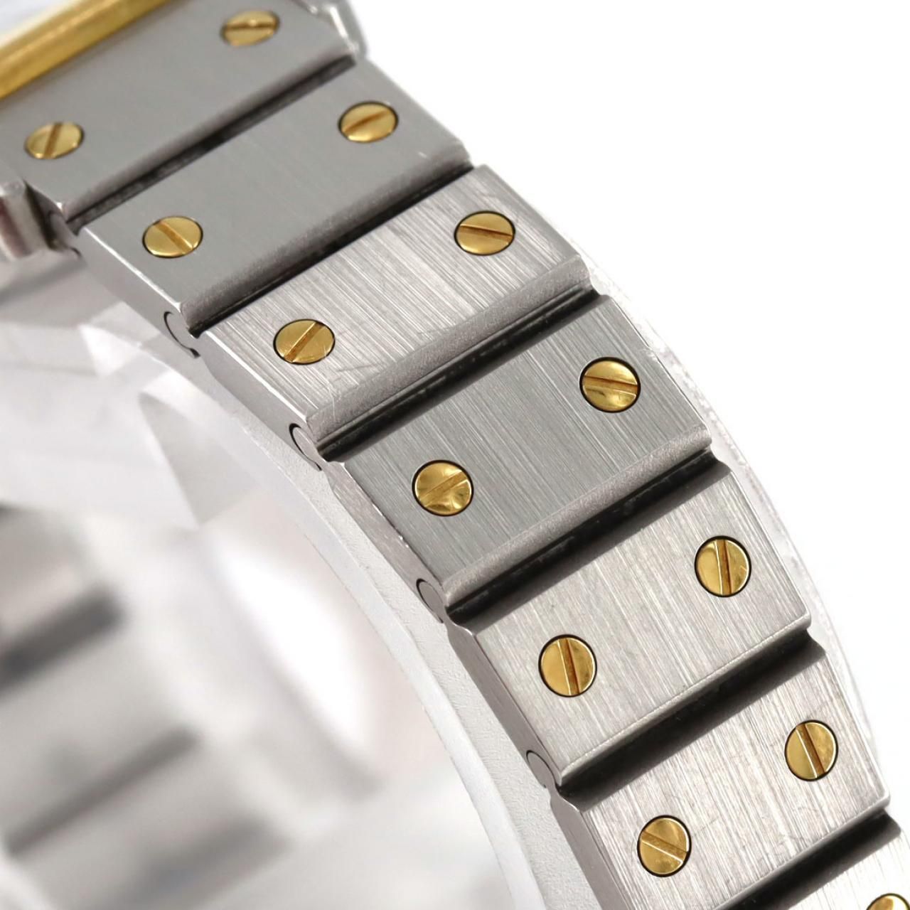  カルティエ サントスオクタゴンSM コンビ SSxYG 自動巻 その他 時計